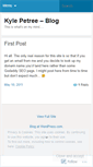 Mobile Screenshot of kpetree.wordpress.com
