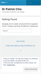 Mobile Screenshot of drpatrickchia.wordpress.com