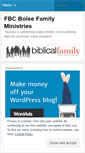 Mobile Screenshot of fbcboise.wordpress.com