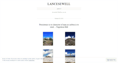 Desktop Screenshot of lancesewell.wordpress.com