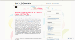 Desktop Screenshot of calzadomoda.wordpress.com