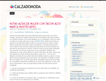 Tablet Screenshot of calzadomoda.wordpress.com