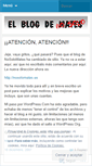 Mobile Screenshot of nosolomates.wordpress.com
