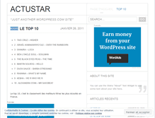 Tablet Screenshot of actustar.wordpress.com