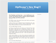 Tablet Screenshot of hipfitwear.wordpress.com
