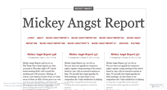 Desktop Screenshot of mickeyangstreportdotcom.wordpress.com