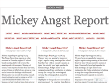 Tablet Screenshot of mickeyangstreportdotcom.wordpress.com