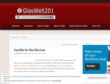 Tablet Screenshot of glaswelt201.wordpress.com