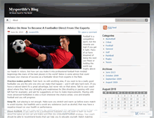 Tablet Screenshot of mysportlife.wordpress.com