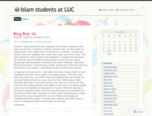 Tablet Screenshot of islamluc.wordpress.com