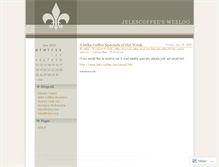 Tablet Screenshot of jelkscoffee.wordpress.com