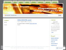Tablet Screenshot of managementolt.wordpress.com