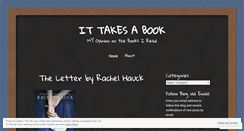 Desktop Screenshot of ittakesabook.wordpress.com