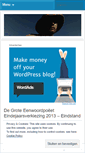 Mobile Screenshot of eenwoordpoeet.wordpress.com
