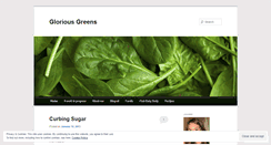 Desktop Screenshot of gloriousgreens.wordpress.com