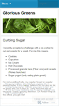Mobile Screenshot of gloriousgreens.wordpress.com