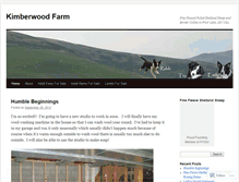 Tablet Screenshot of kimberwood.wordpress.com