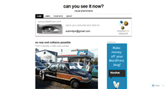 Desktop Screenshot of canyouseeitnow.wordpress.com