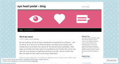 Desktop Screenshot of eyeheartpedal.wordpress.com