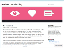 Tablet Screenshot of eyeheartpedal.wordpress.com