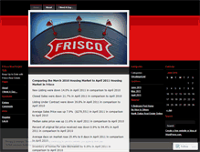 Tablet Screenshot of friscorealestatetalk.wordpress.com