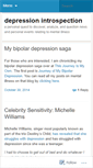 Mobile Screenshot of depressionintrospection.wordpress.com