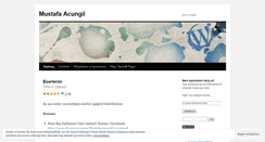 Desktop Screenshot of mustafaacungil.wordpress.com