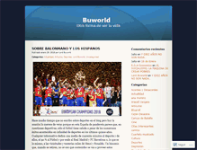 Tablet Screenshot of buworld.wordpress.com