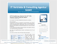 Tablet Screenshot of itagentur.wordpress.com
