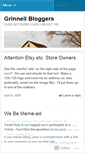 Mobile Screenshot of grinnellbloggers.wordpress.com