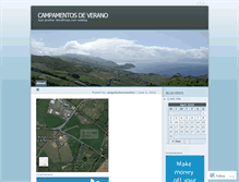 Tablet Screenshot of campamentos.wordpress.com