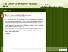Tablet Screenshot of newmusicgear.wordpress.com