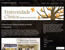 Tablet Screenshot of fraternidadeclinica.wordpress.com