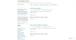 Desktop Screenshot of calidaddevida10.wordpress.com