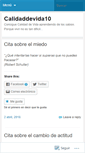 Mobile Screenshot of calidaddevida10.wordpress.com