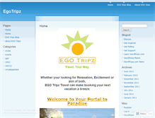 Tablet Screenshot of egotripztravel.wordpress.com