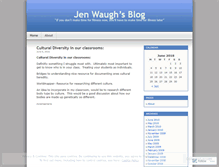 Tablet Screenshot of jenwaugh.wordpress.com