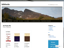 Tablet Screenshot of biblisola.wordpress.com