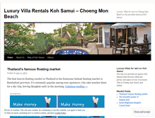 Tablet Screenshot of luxuryvillarentalskohsamui.wordpress.com