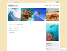 Tablet Screenshot of airbournewithme.wordpress.com