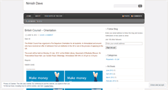 Desktop Screenshot of nimishdave.wordpress.com