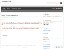 Tablet Screenshot of nimishdave.wordpress.com