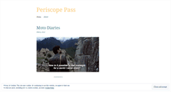 Desktop Screenshot of periscopepass.wordpress.com