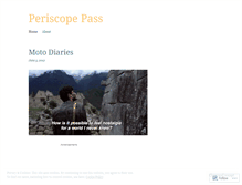 Tablet Screenshot of periscopepass.wordpress.com