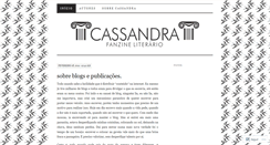 Desktop Screenshot of cassandrazine.wordpress.com