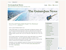 Tablet Screenshot of guitarojamnews.wordpress.com