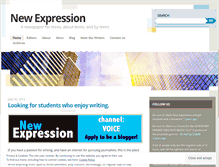 Tablet Screenshot of newexpressionchicago.wordpress.com