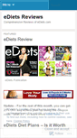Mobile Screenshot of edietsreviews.wordpress.com