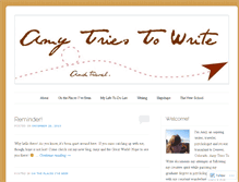 Tablet Screenshot of amytriestowrite.wordpress.com