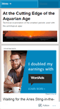 Mobile Screenshot of cuttingedgeaquarianage.wordpress.com
